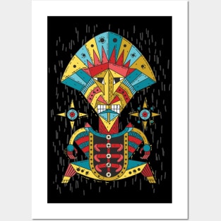 Sci fi Aztecs Posters and Art